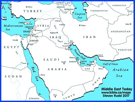 Arabia On Map In Bible Time