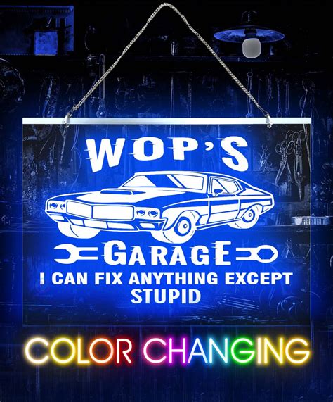 Neon Garage Sign Auto Shop Sign LED Garage Sign Garage Neon - Etsy