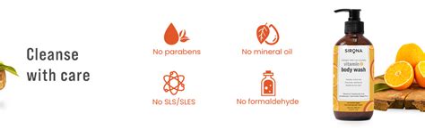 Buy Sirona Natural Vitamin C Body Wash for Men & Women - 200 ml Online ...