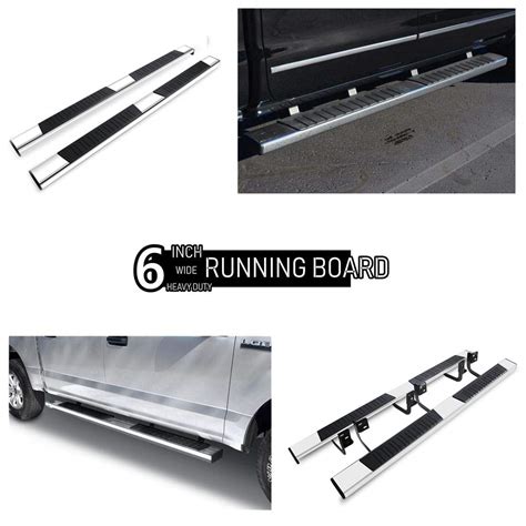 ONINE 6" Chrome Running Boards Custom Fit 2019-2022 Chevy Silverado/Gmc ...