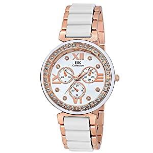 IIK COLLECTION Ceramic Women's Elegant Combo Of Clutch & Analog Watch ...