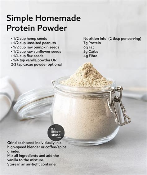 Pin by Shelly Holle on Miscellaneous in 2025 | Homemade protein powder ...
