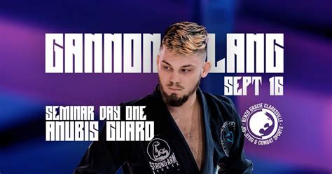 Gannon Lang Seminar - Gi - Anubis Guard, Renzo Gracie Clarksville ...