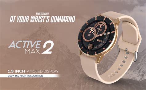 GAMESIR Active 2 MAX Round Smart Watch HD Display 1.3" Screen IP68 ...