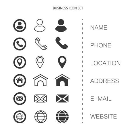 Business Card Icons TextFormat 的图像结果
