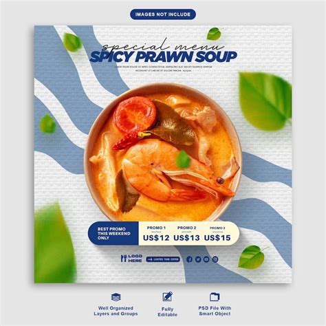Seafood social media post design Images - Free Download on Freepik