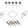SOOTRA Combo of BC547 Transistor, 1K &100 ohm Resistors, 5mm Red ...