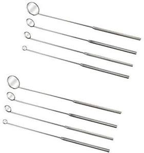 TRU BIOLOGY LARYNGEAL MIRROR (PACK OF 10) Dental Elevator Medical ...