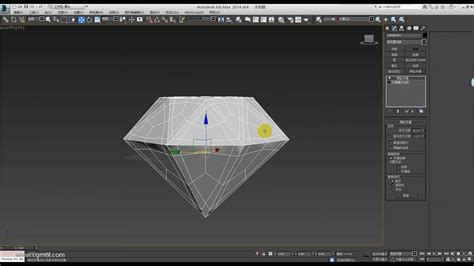 简易钻石3D模型的制作视频教程+max源文件下载_Autodesk 3ds Max教程_CG教程-摩尔网CGMOL