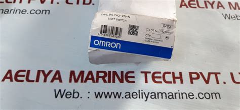 Omron wlca2-2n-n limit switch – Aeliya Marine Tech