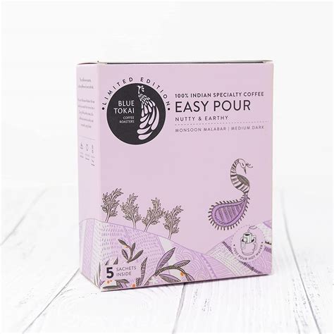 Blue Tokai Easy Pour Coffee Brew Bags (Medium Roast) | Monsoon Malabar ...