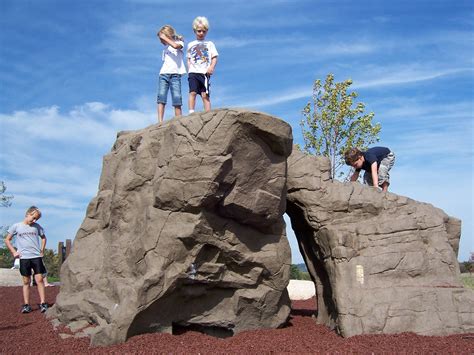 Fox River Park in Waukesha has a nature play area