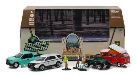 GreenLight Motor World Multi-Car Dioramas - Campsite Cruisers United ...