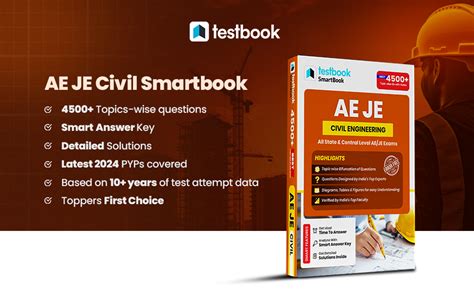 Buy Testbook AE/JE Civil Engineering SmartBook, 4500+ Chapterwise PYQs ...