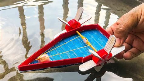 【手工制作】一个有趣的水车，非常有趣放松的桌面玩具_哔哩哔哩_bilibili