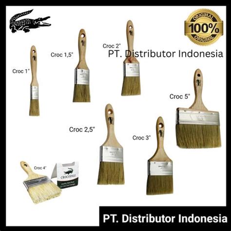 Jual KUAS CROCODILE / KUAS CAT SEMUA UKURAN - CROC 1 INCH - Kota Medan ...
