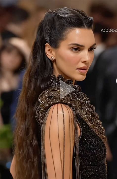 kendall jenner met gala 2024 | Bridesmaid hair, Hair inspiration, Long ...