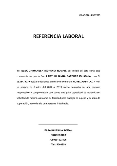 Cómo Hacer Una Carta De Referencia Personal: 3 Ejemplos – OIDK