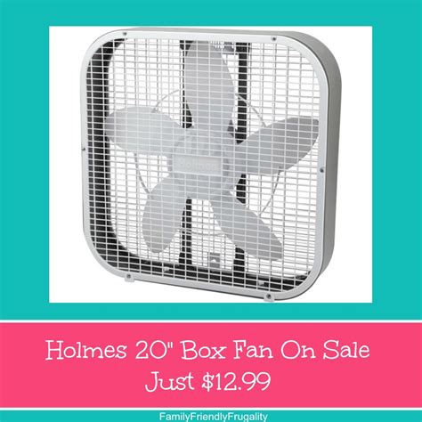 Holmes 20″ Box Fan On Sale Just $12.99