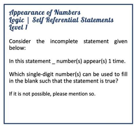 A Self Referential Puzzle : r/puzzles