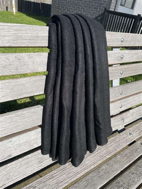 100% Premium Cashmere Black Throw Blanket-Alchemy Story