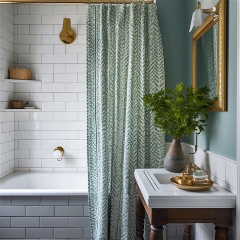 Walk In Shower Curtain