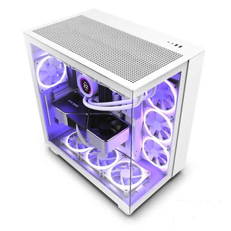 Buy Nzxt H9 Flow White PC Cabinet