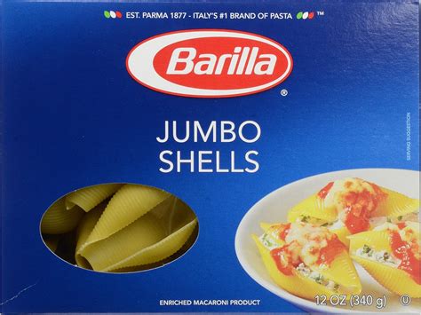 Whole Grain Jumbo Pasta Shells at Michiko Durbin blog