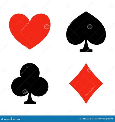 Heart Spade Club Diamond Templates