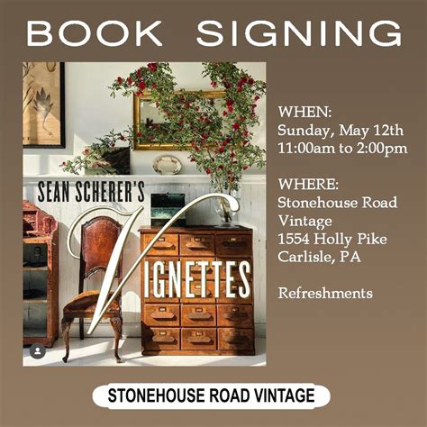 Sean Scherer book signing , 1554 Holly Pike, Carlisle, PA, 12 May 2024 ...