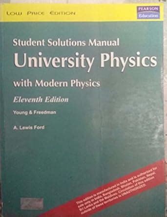 Student Solutions Manual (University Physics With Modern Physics ...