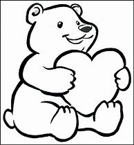 Image result for Color by Number Bear Printable