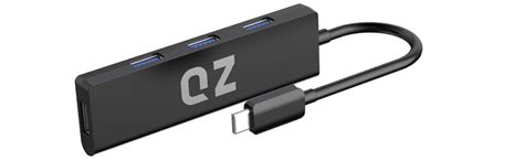 QZ USB Type C Hub 4 Ports USB 3.1 Gen 1