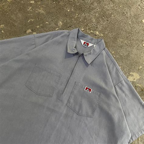 90s BEN DAVIS half zip shirt【仙台店】 | What’z up
