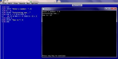 Write a program to find the sum of only even factor of any number in ...