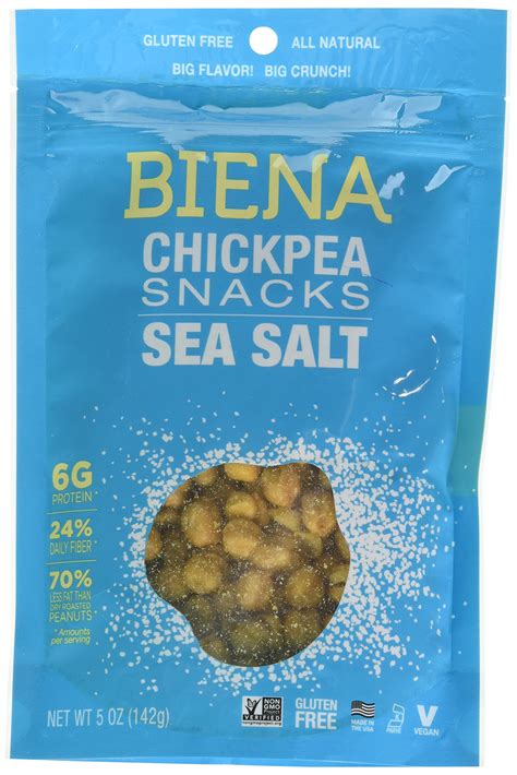 Amazon.com: Biena Chickpea Snacks, Honey Roasted, 5 Ounce
