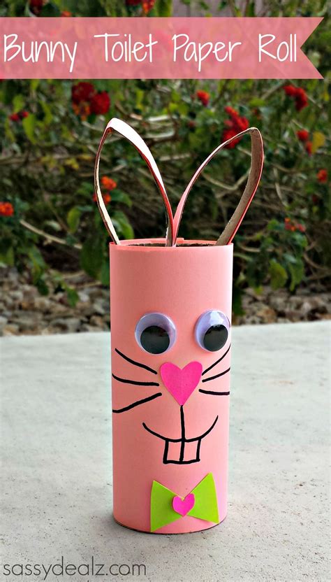 Toilet Paper Roll Crafts Easter Preschool For Kids*: Bunny Craft