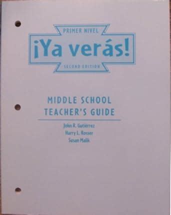 Buy Ya Veras Level 1 - Middle Sch Tchr Guide Book Online at Low Prices ...