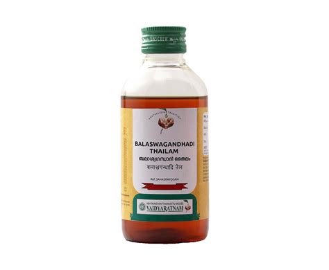 Vaidyaratnam Balaswagandhadi Thailam Oil – Sushain