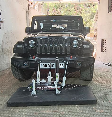 Free Fitment in Mumbai | Thar Ironman4x4 Nitro Gas Suspension – Futurz4x4