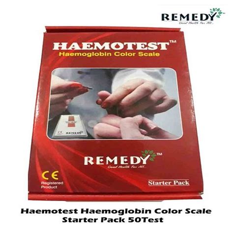 Haemotest Haemoglobin ColorScale Starter Pack 50 Test | Marks Electronic