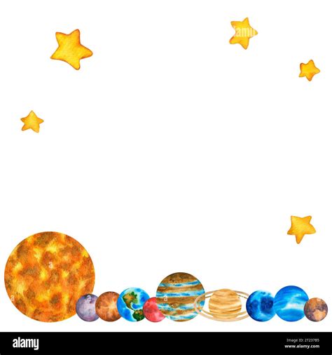 Solar System Word Clip Art