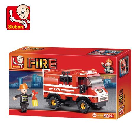 Sluban Mini Fire Truck, Multi Colour : Amazon.in: Toys & Games