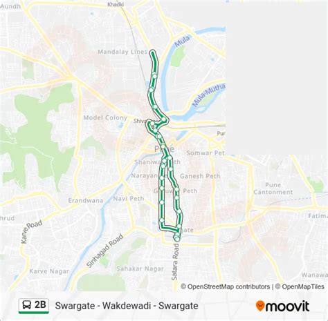 2B Route: Schedules, Stops & Maps - Swargate - Wakdewadi - Swargate ...
