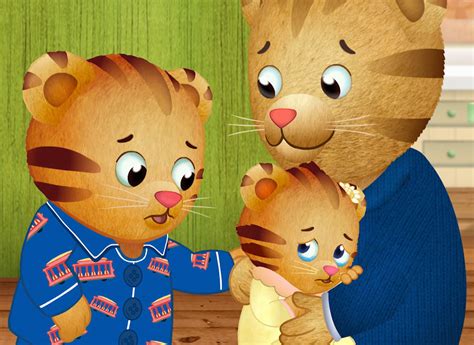 Daniel and Dad Comforting Margaret | Daniel tiger's neighborhood ...