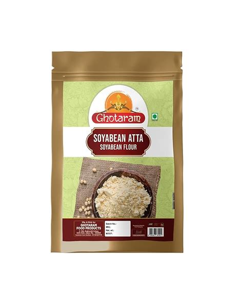 Ghotaram Organics Soya Bean/Soyabean Atta/Chun/Flour High in Fibre|Soja ...