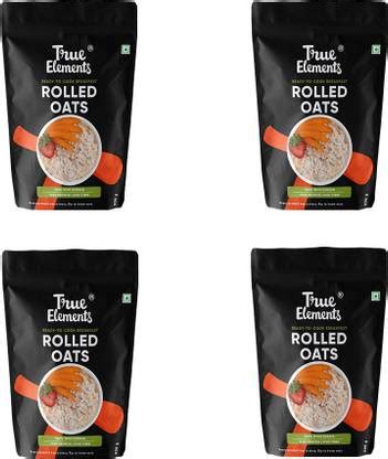 True Elements Rolled Oats Pouch Price in India - Buy True Elements ...