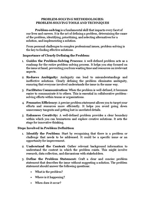 Image result for Problem Solving Methodologies