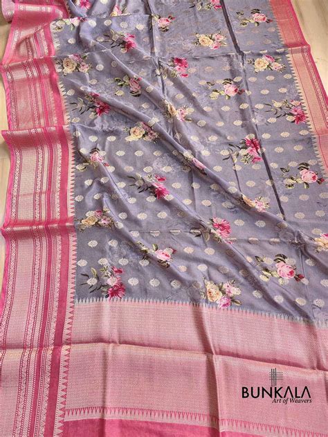Buy Best Grey Colour Sarees For Women Wear Online in India - Bunkala ...