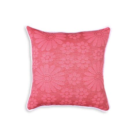 Buy Saral Home Pink Chitki Floral Cotton Cushion Covers (Pack Of 3) Online
